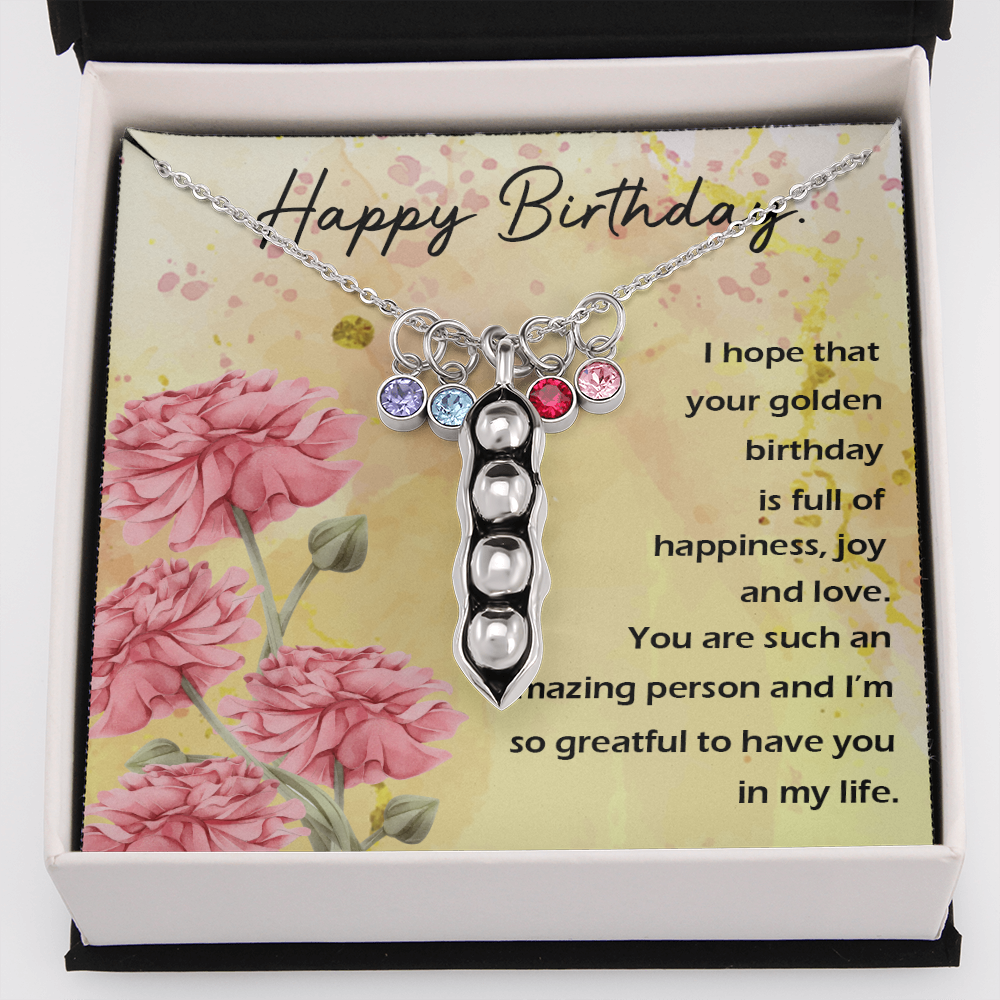 Pears In A Pod Necklace For Birthday Gift