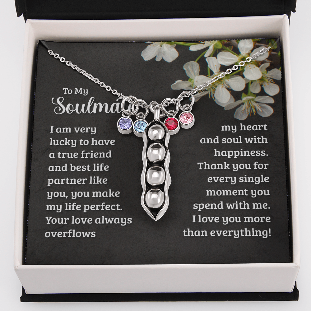 Pears In A Pod Necklace For Soulmate
