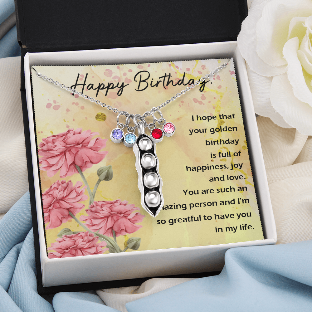 Pears In A Pod Necklace For Birthday Gift