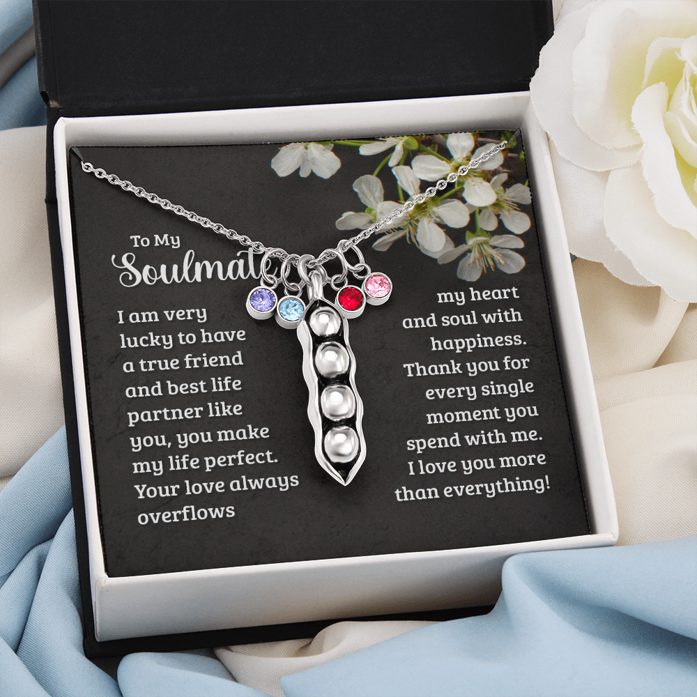 Pears In A Pod Necklace For Soulmate