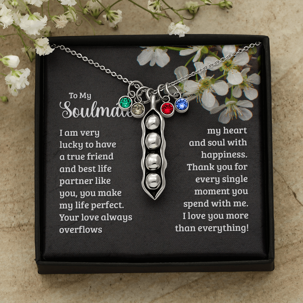 Pears In A Pod Necklace For Soulmate