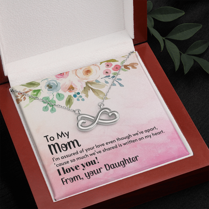Heart Shaped Infinity Necklace For Mom