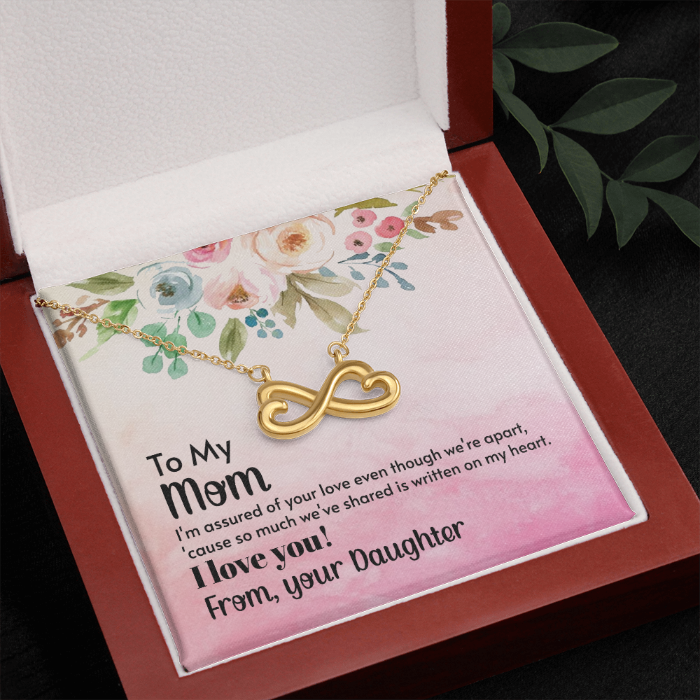 Heart Shaped Infinity Necklace For Mom