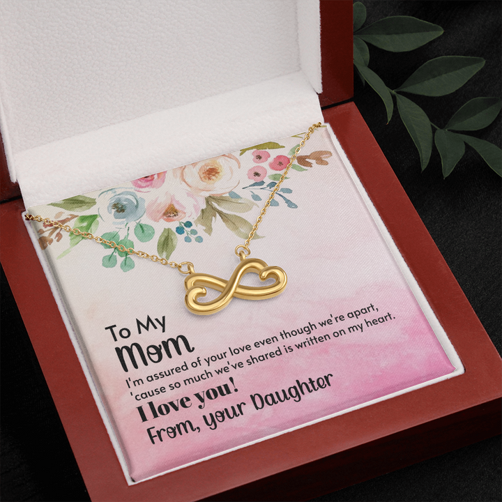 Heart Shaped Infinity Necklace For Mom