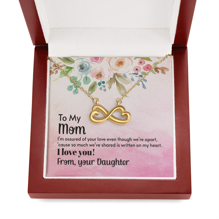 Heart Shaped Infinity Necklace For Mom