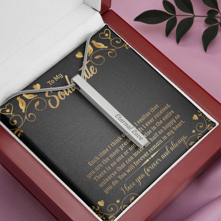 2 sided vertical necklace