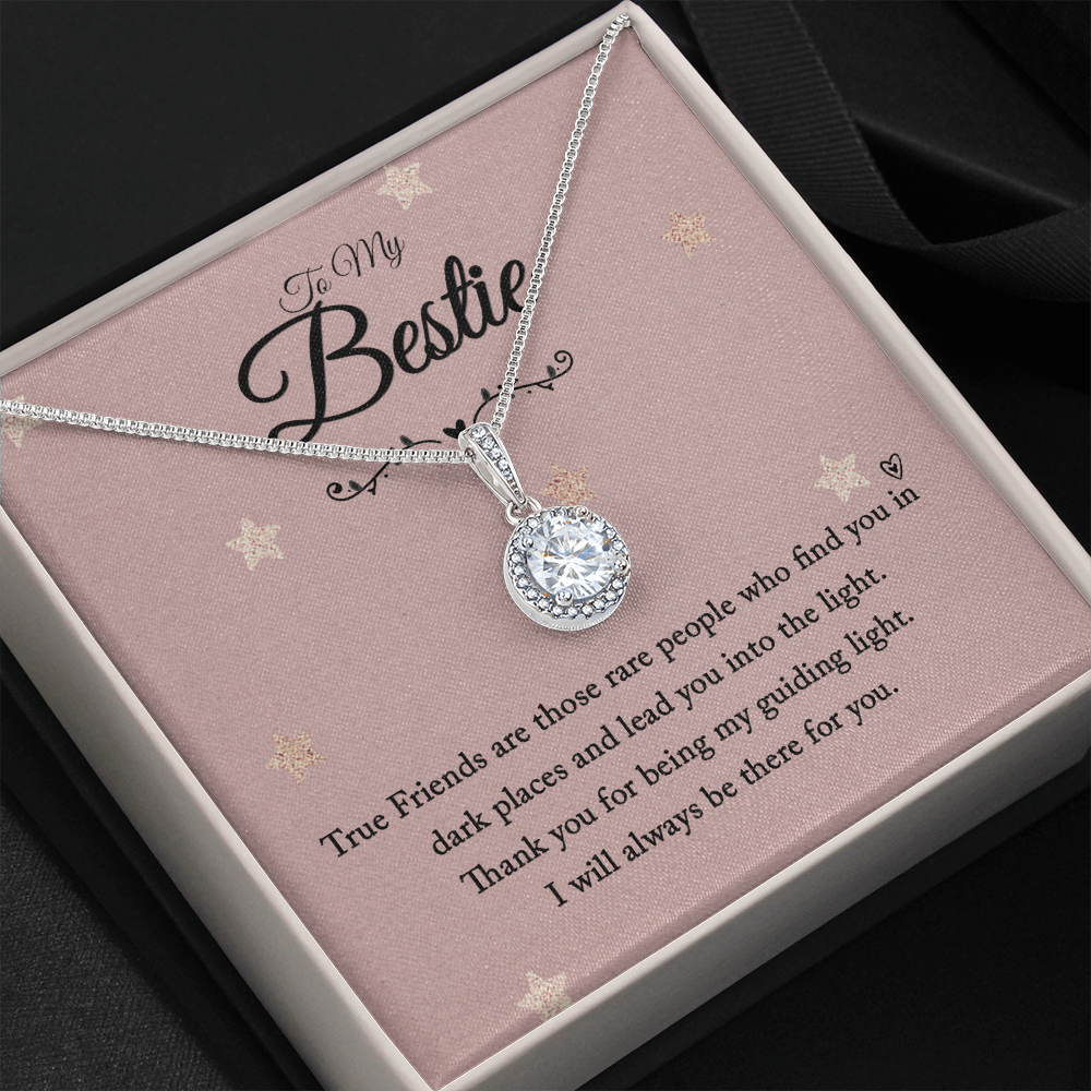 To my bestie-True Friends are those Eternal Hope Necklace