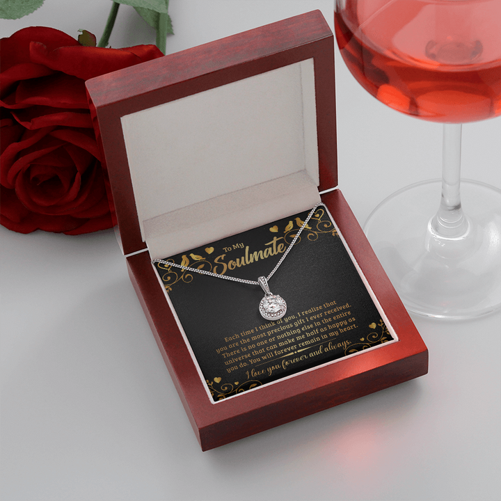 To My Soulmate - Each time I think of you Eternal Hope Necklace