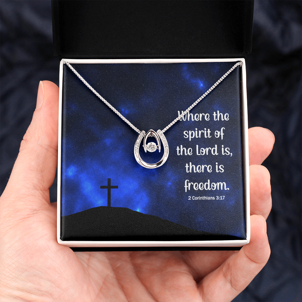 Where the spirit of the lord -keychain Lucky in Love