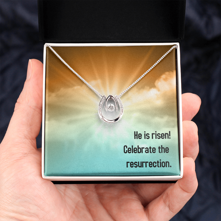 He is risen -keychain Lucky in Love