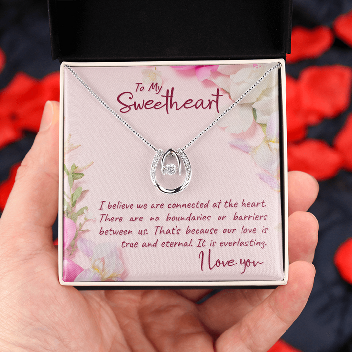 To my sweetheart-I believe Lucky in Love