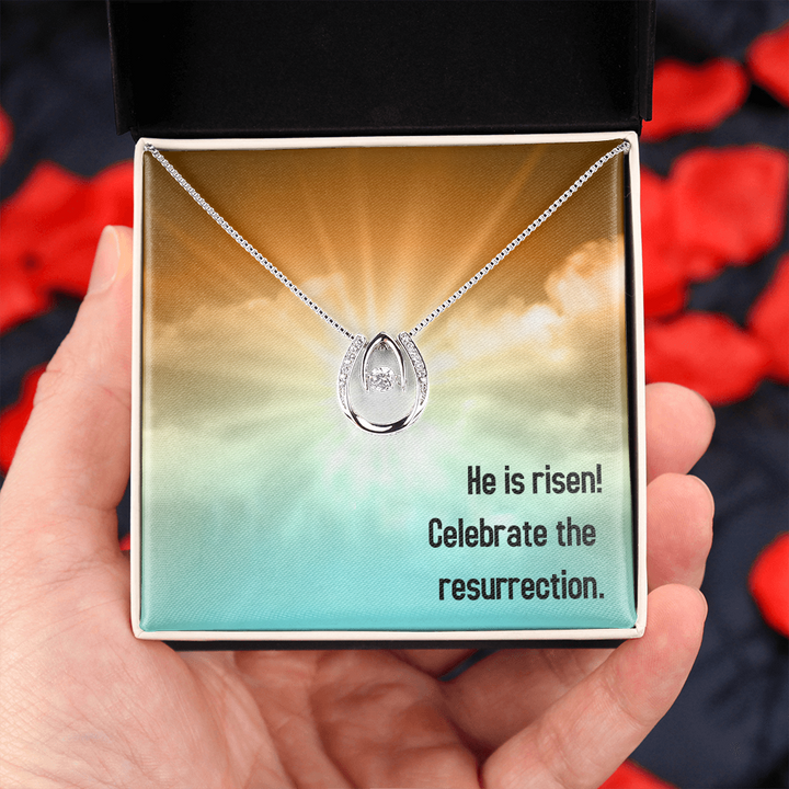 He is risen -keychain Lucky in Love