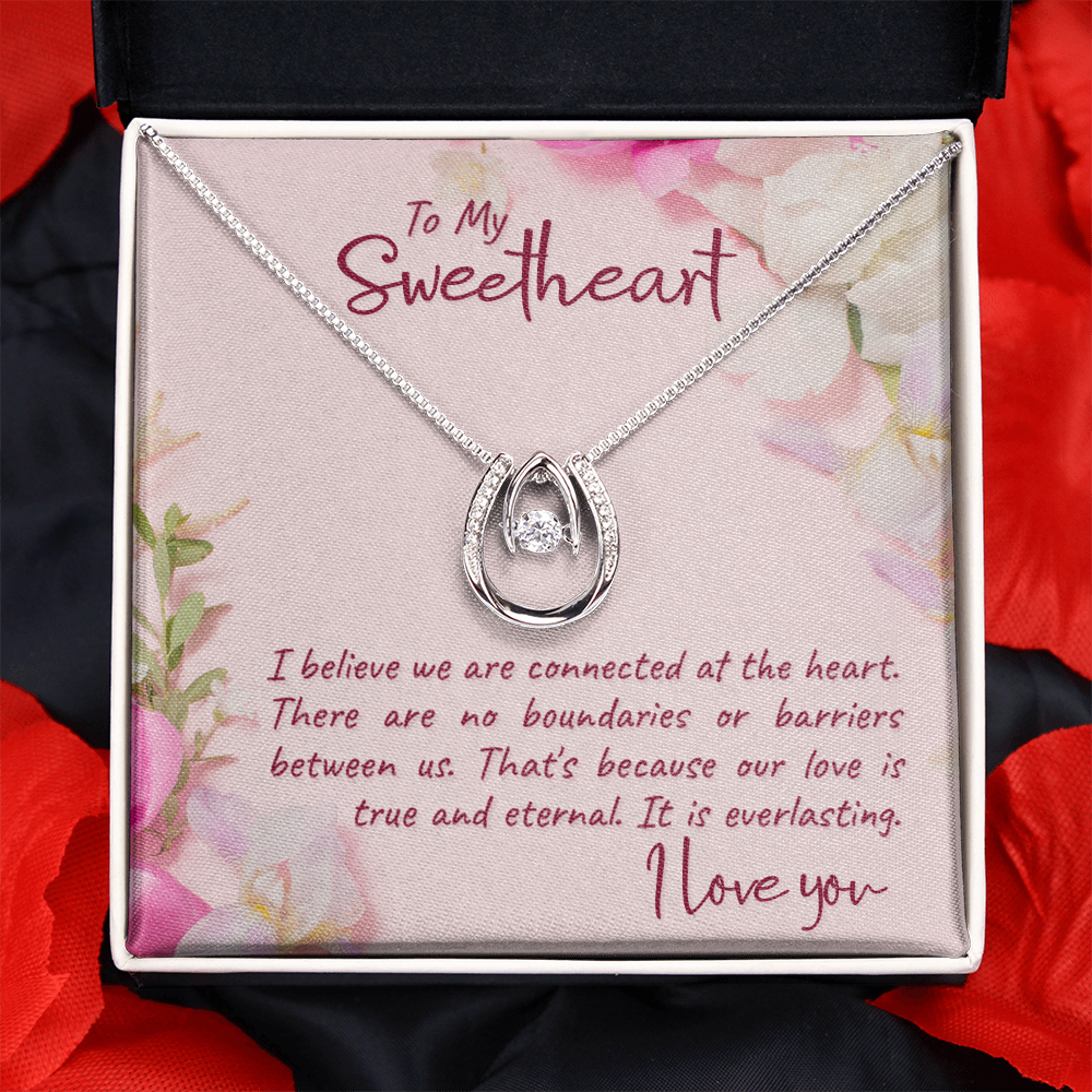 To my sweetheart-I believe Lucky in Love