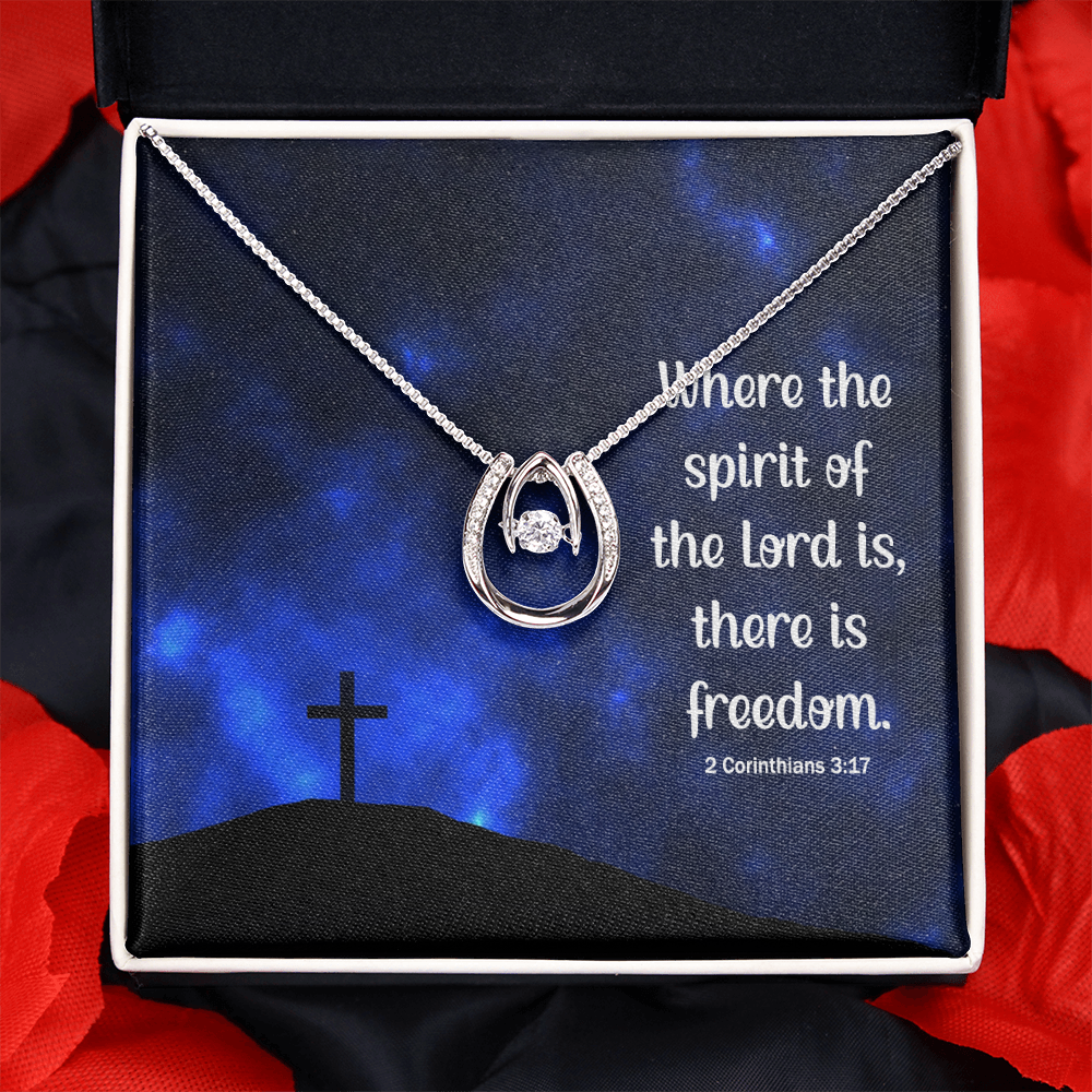 Where the spirit of the lord -keychain Lucky in Love