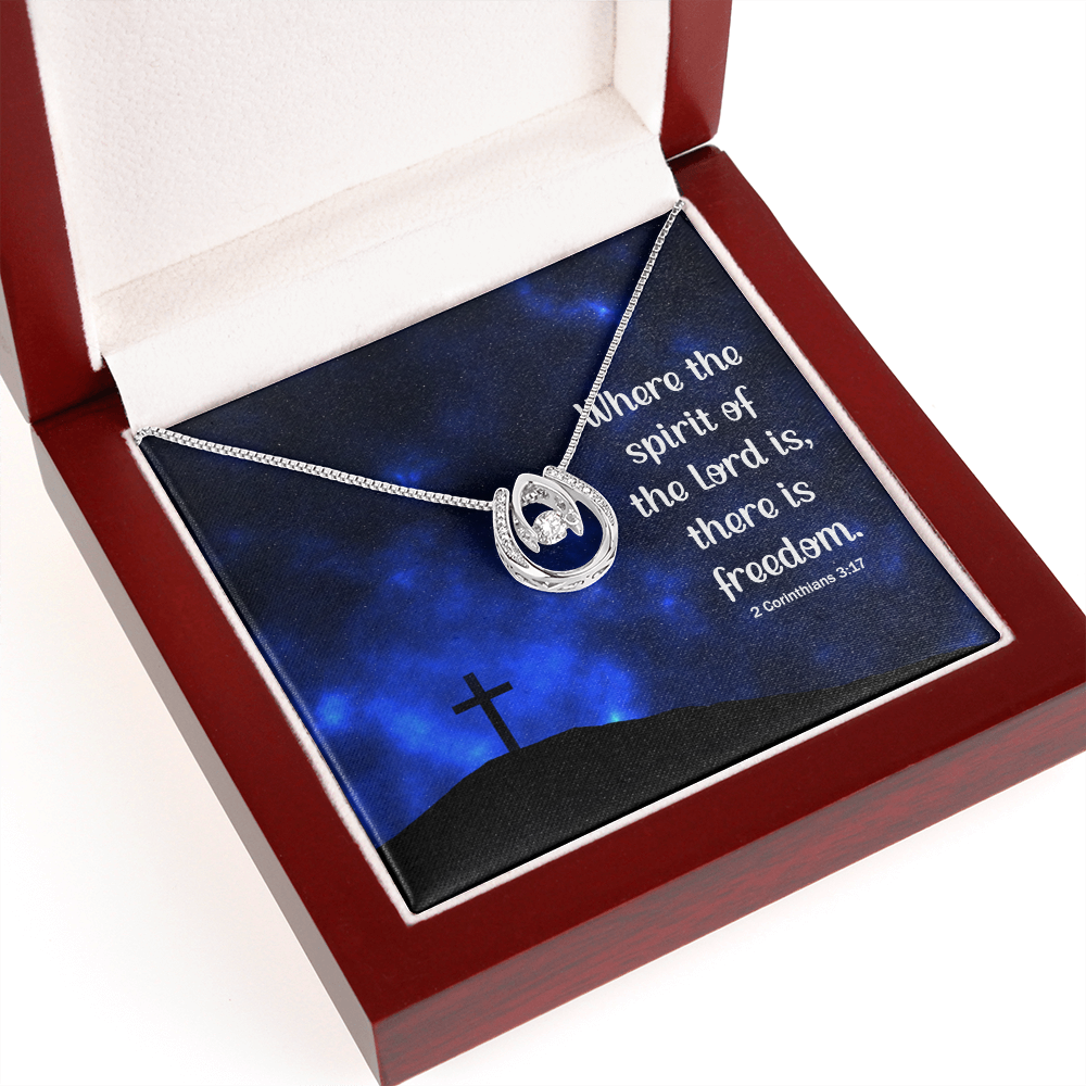 Where the spirit of the lord -keychain Lucky in Love