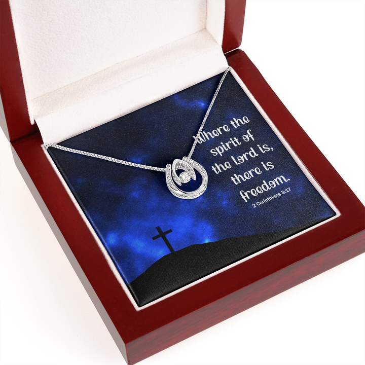 Where the spirit of the lord -keychain Lucky in Love