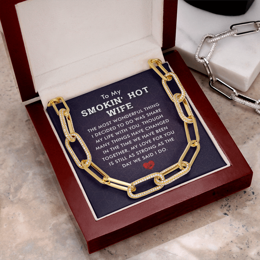 To my love-THE MOST WONDERFUL THING Forever Linked Necklace
