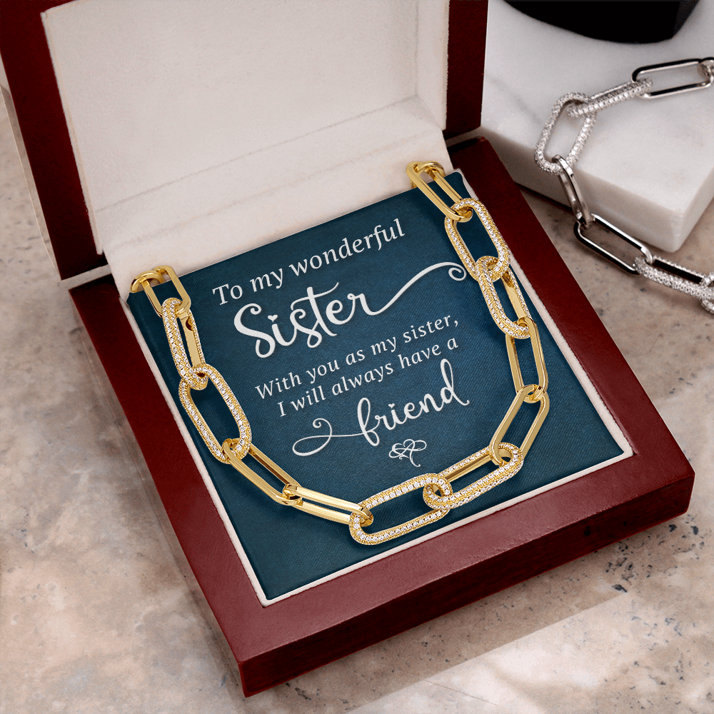 To my wonderful sister Forever Linked Necklace