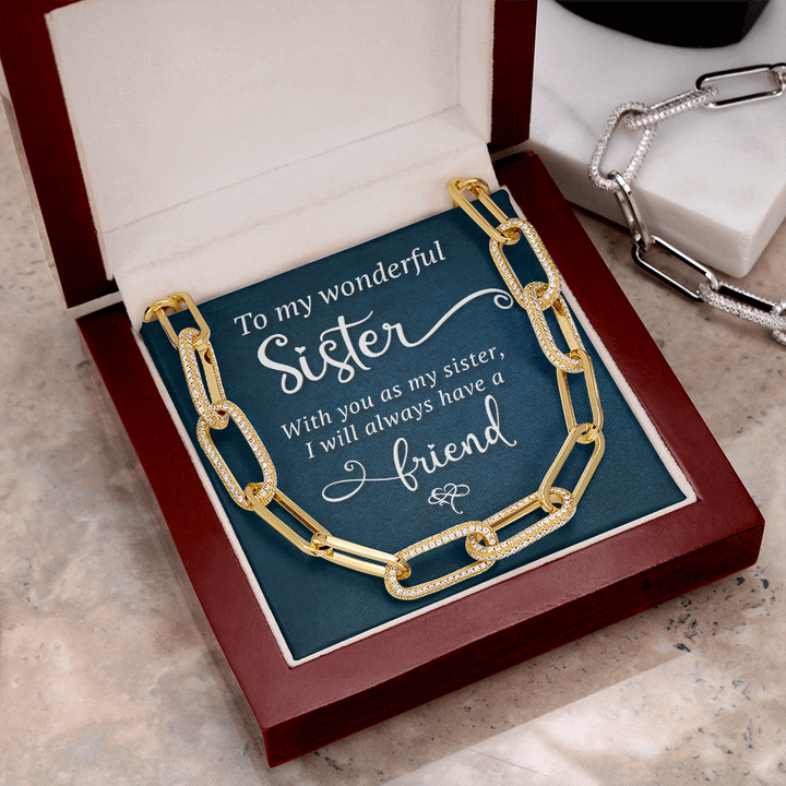 To my wonderful sister Forever Linked Necklace