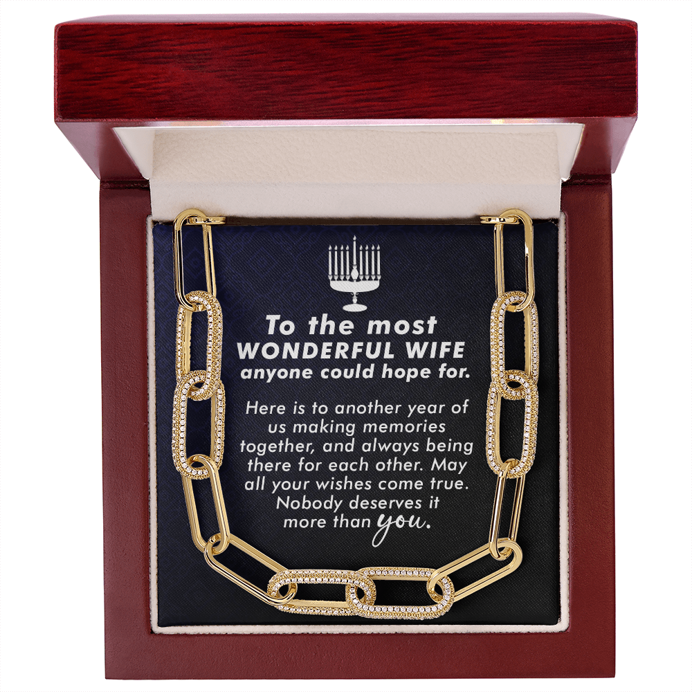 To the most wonderful wife Forever Linked Necklace