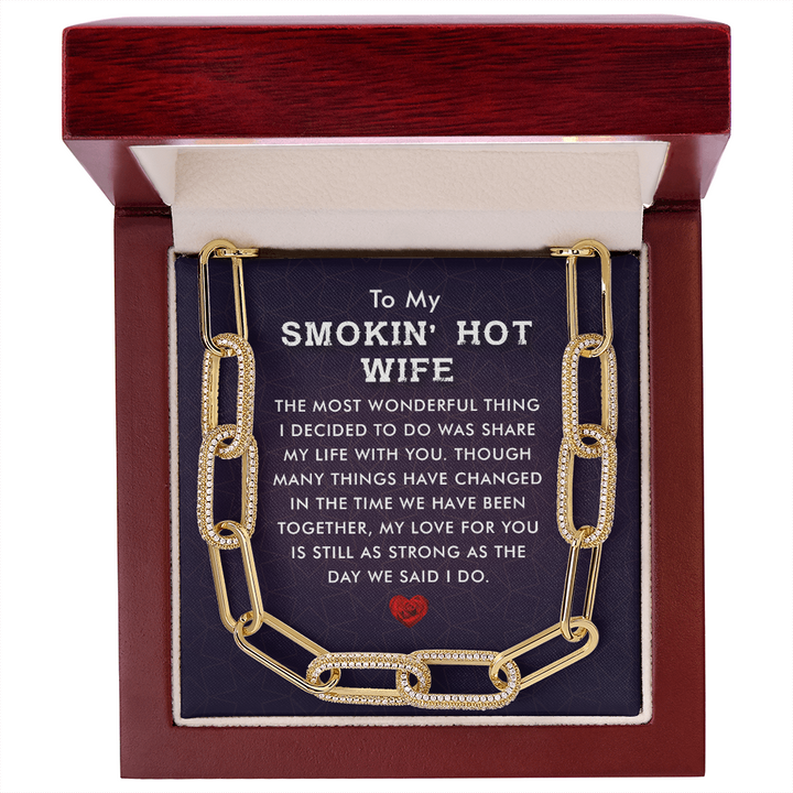 To my love-THE MOST WONDERFUL THING Forever Linked Necklace