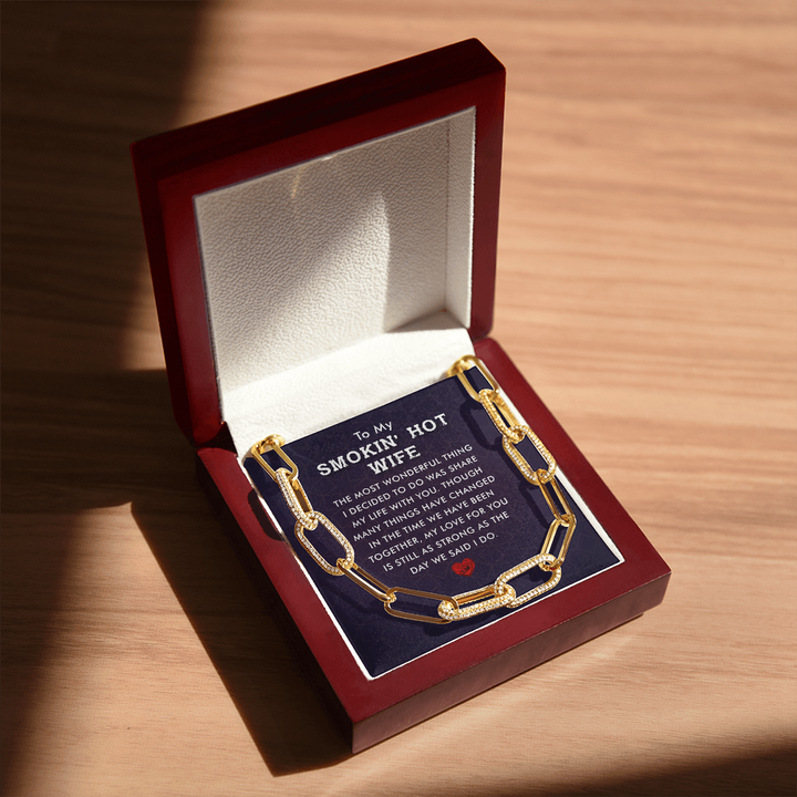 To my love-THE MOST WONDERFUL THING Forever Linked Necklace