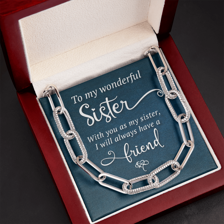 To my wonderful sister Forever Linked Necklace