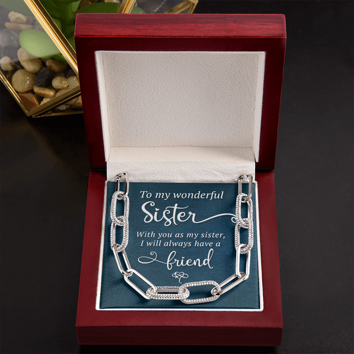 To my wonderful sister Forever Linked Necklace