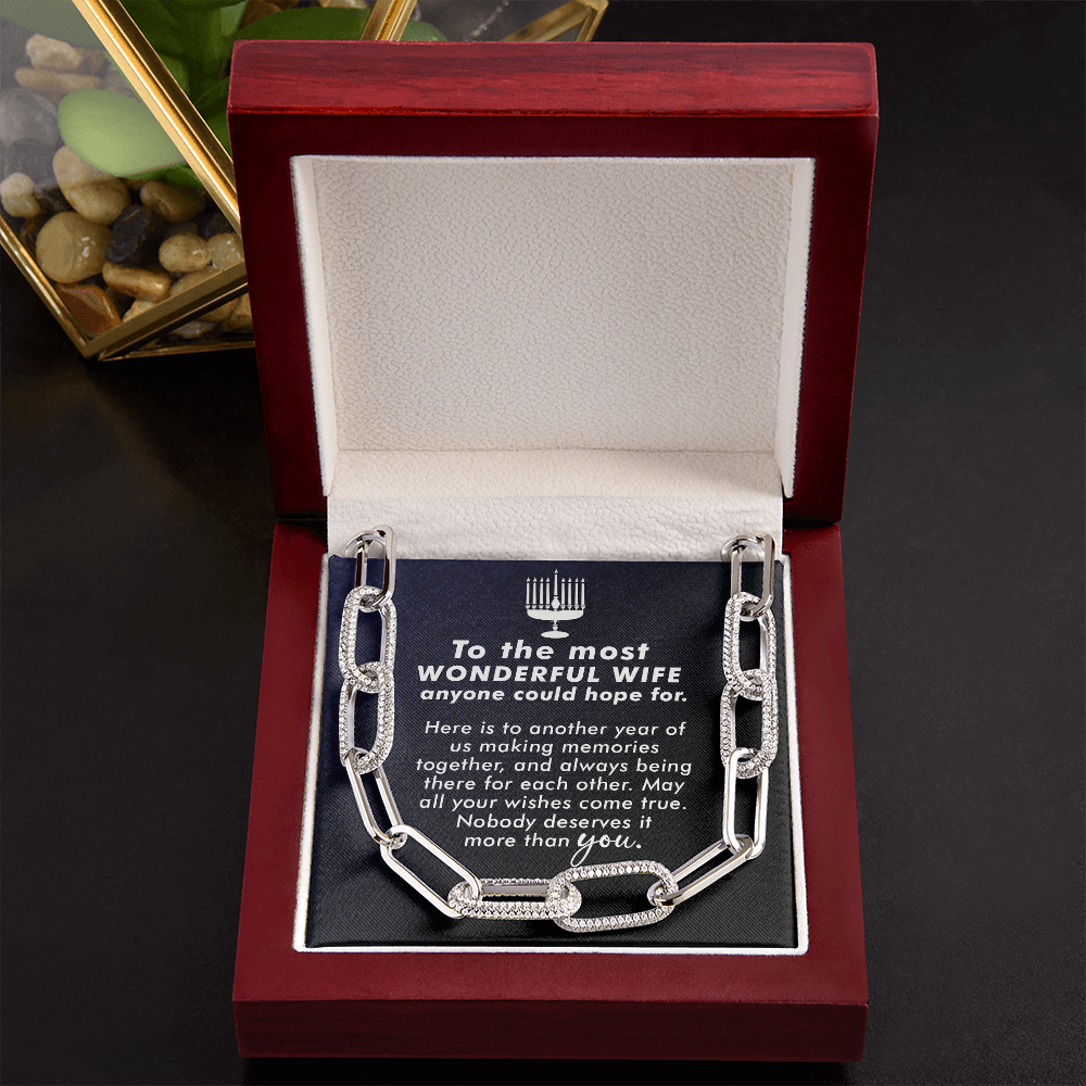 To the most wonderful wife Forever Linked Necklace