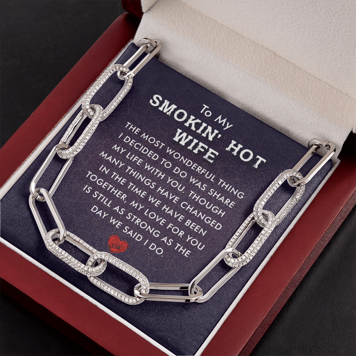 To my love-THE MOST WONDERFUL THING Forever Linked Necklace