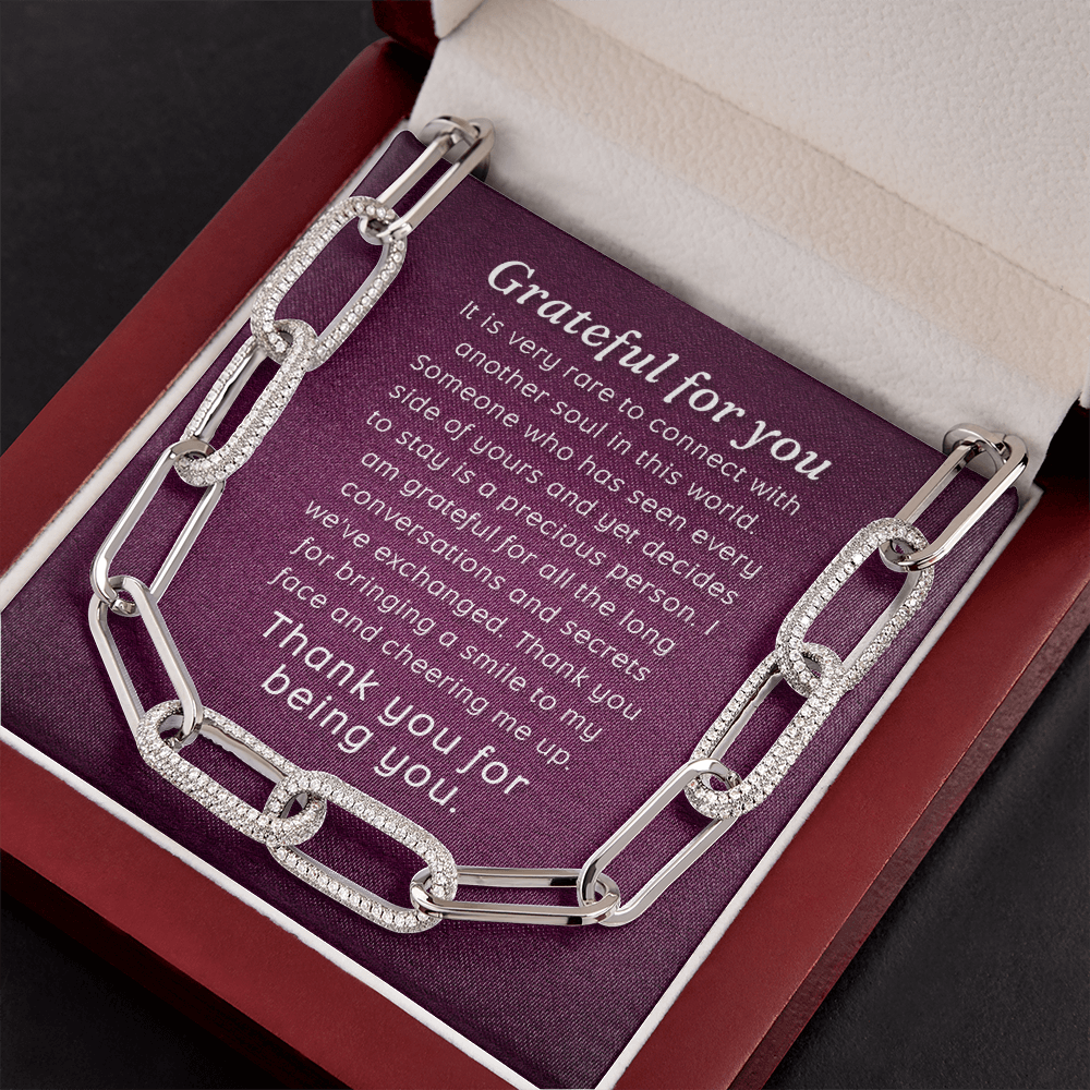 Grateful for you Forever Linked Necklace