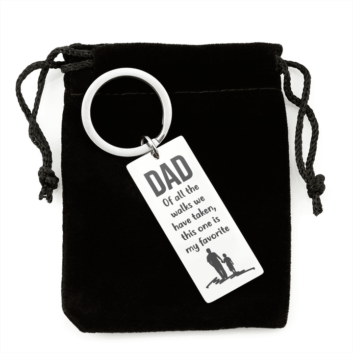 keyring "Of all the walks"