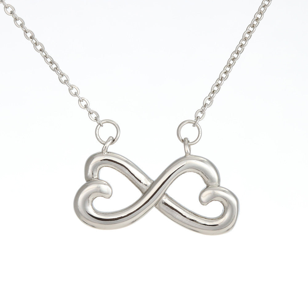Heart Shaped Infinity Necklace For Daughter