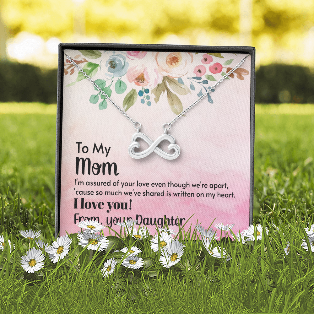 Heart Shaped Infinity Necklace For Mom
