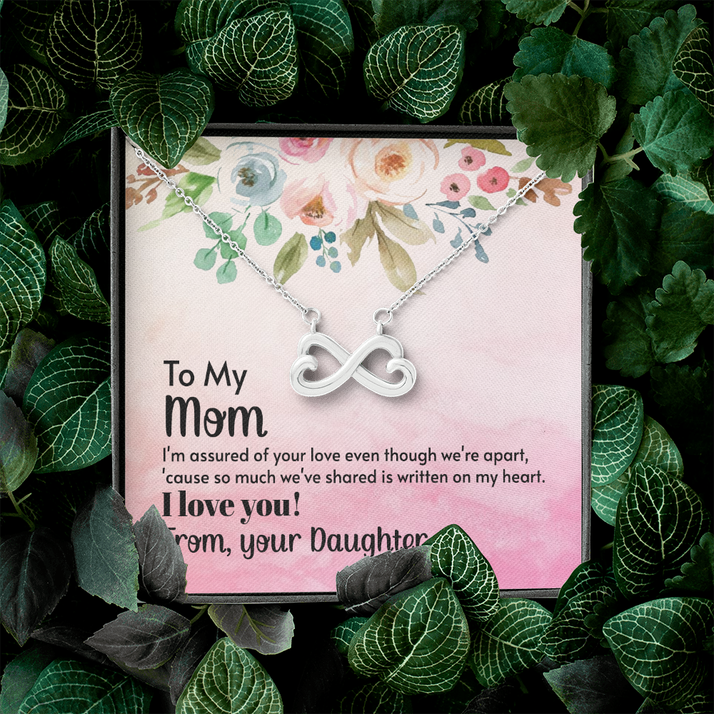 Heart Shaped Infinity Necklace For Mom