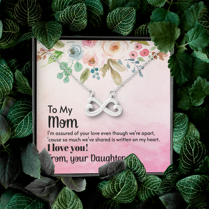 Heart Shaped Infinity Necklace For Mom
