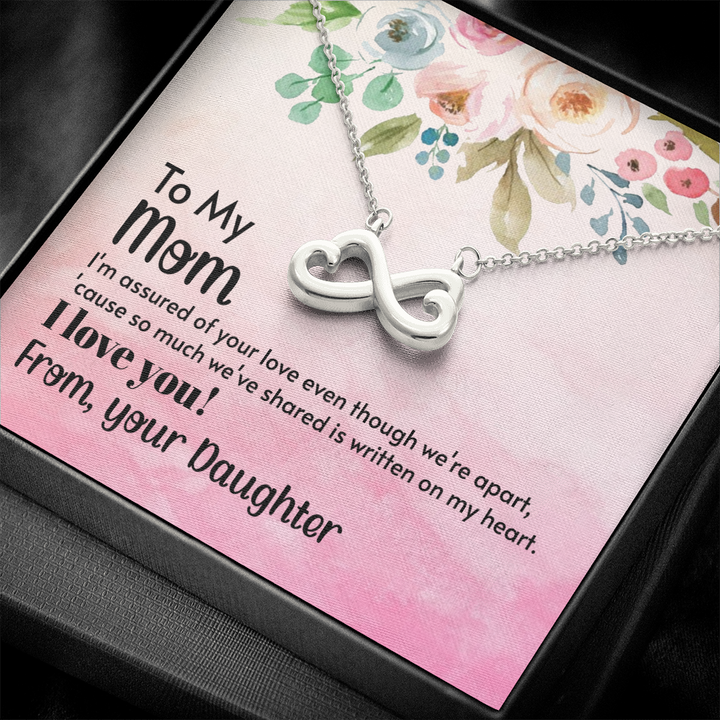 Heart Shaped Infinity Necklace For Mom
