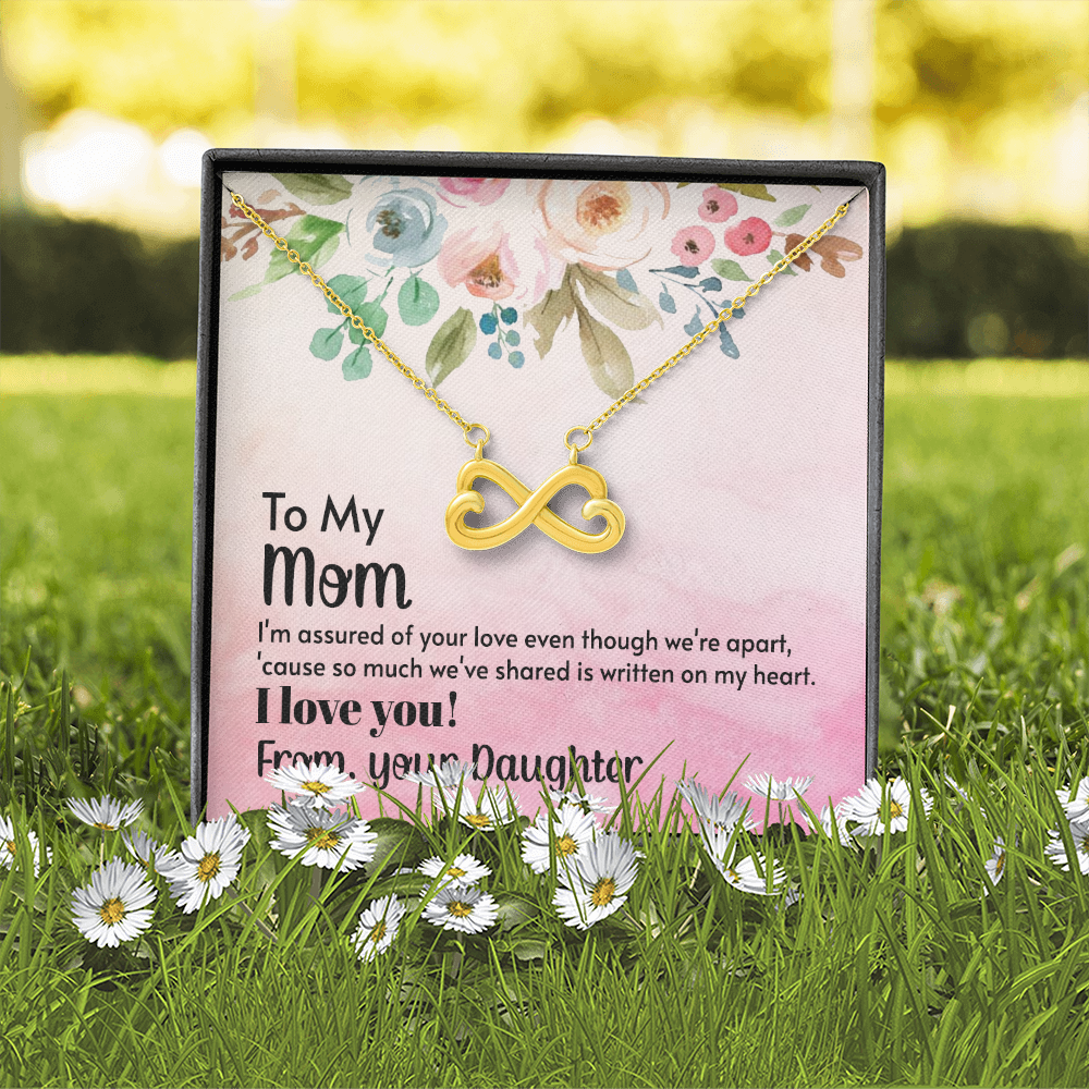 Heart Shaped Infinity Necklace For Mom