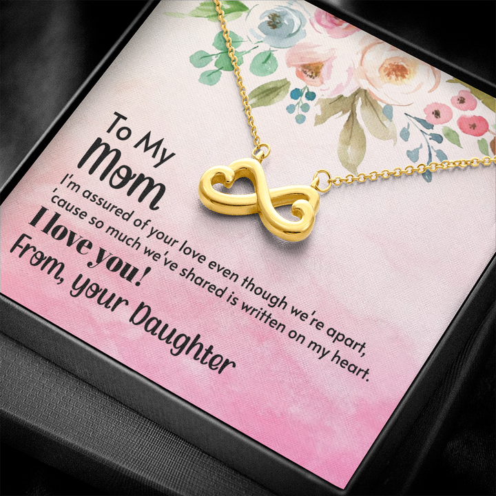 Heart Shaped Infinity Necklace For Mom