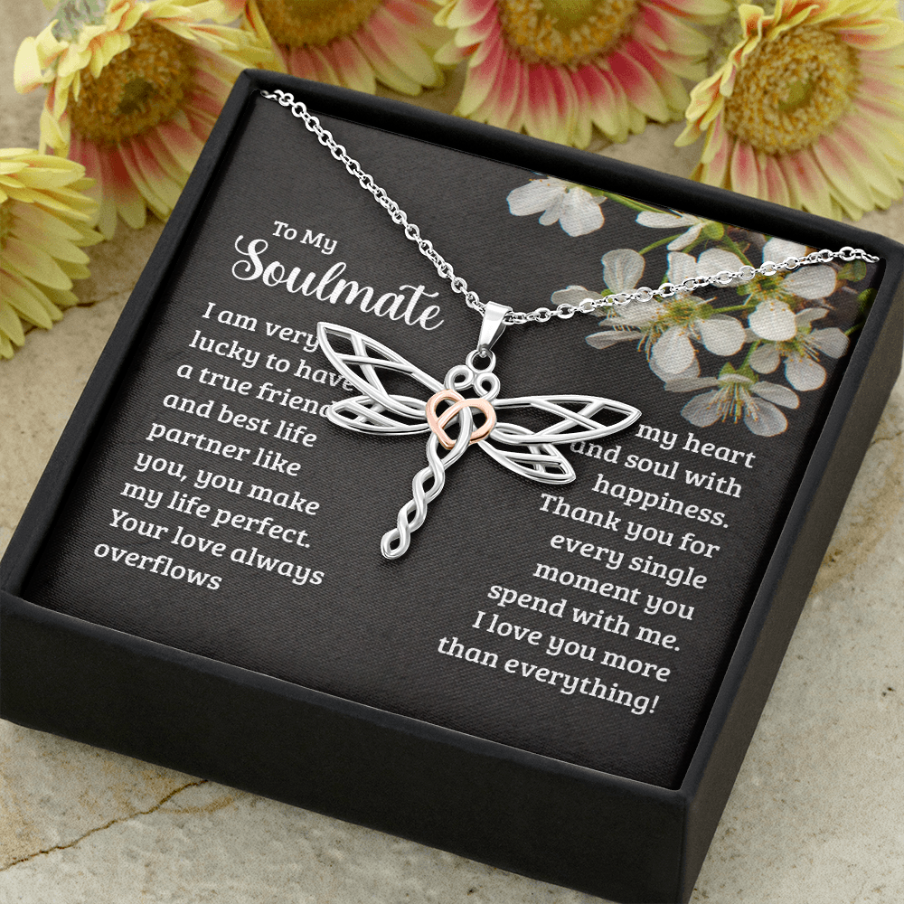 Dragonfly Necklace For Soulmate