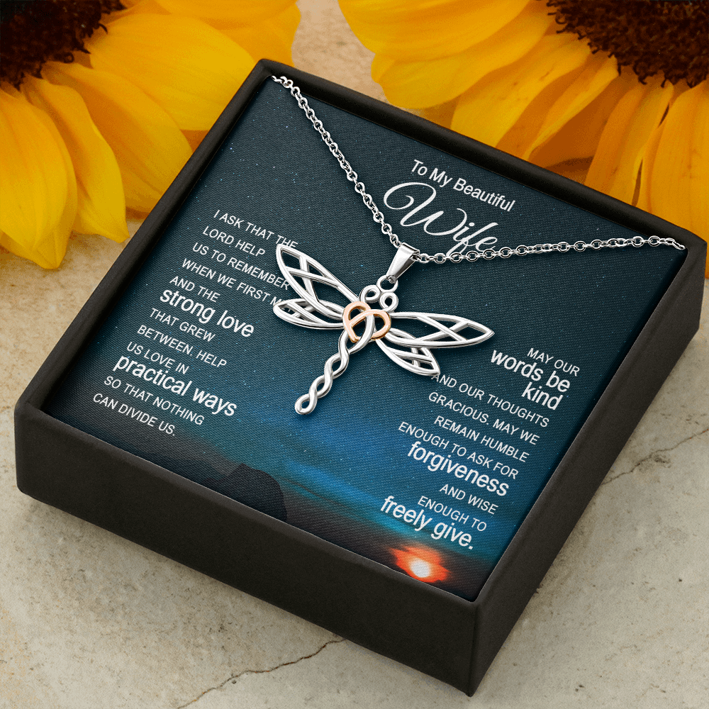 Dragonfly Necklace For Wife