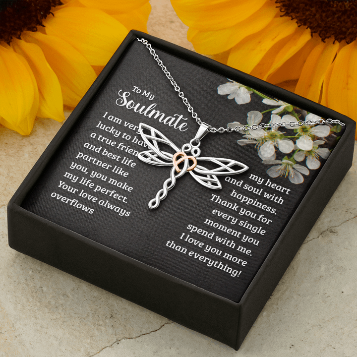 Dragonfly Necklace For Soulmate