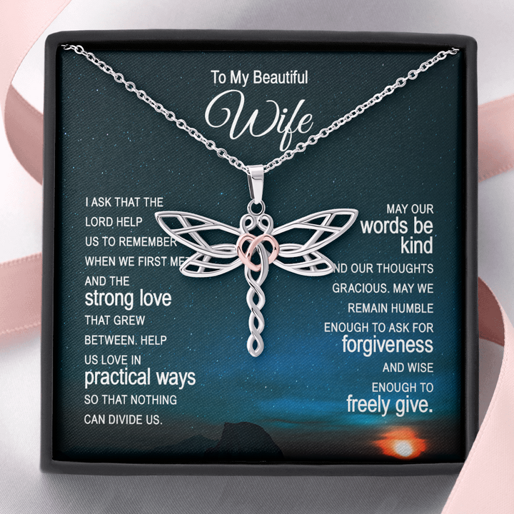 Dragonfly Necklace For Wife