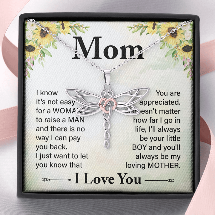 Dragonfly Necklace For Mom