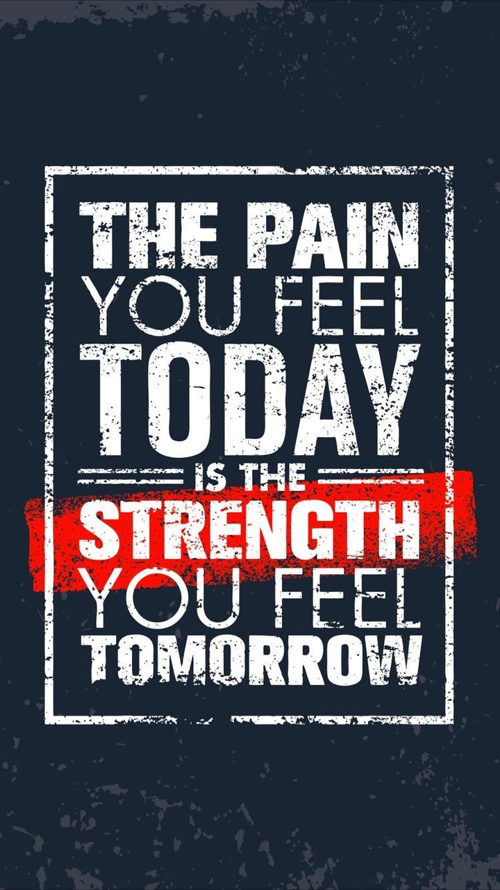 The Pain You Feel Today, Is Strength You Feel Tomorrow, Canvas Design - LA Shirt Company