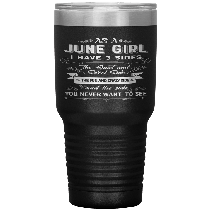 "June Girls 3 Sides'Tumbler.Buy For Family & Friends. Save Shipping. - LA Shirt Company