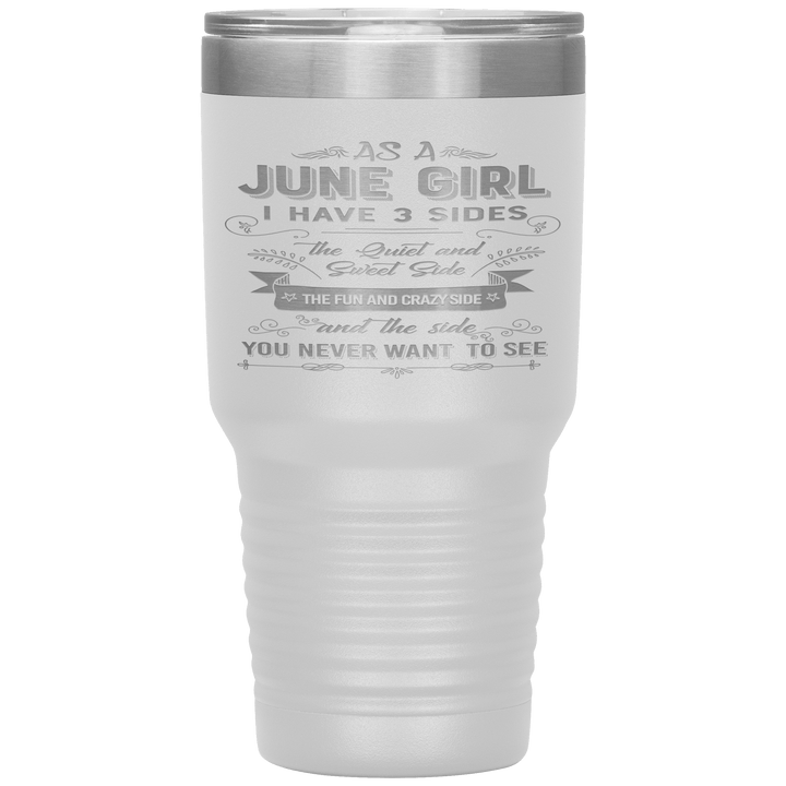 "June Girls 3 Sides'Tumbler.Buy For Family & Friends. Save Shipping. - LA Shirt Company