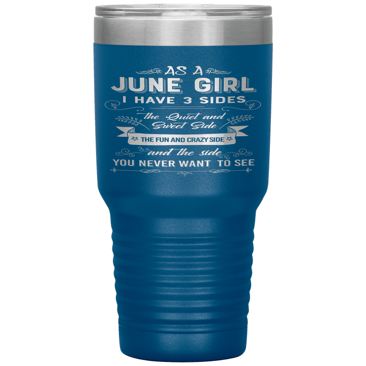 "June Girls 3 Sides'Tumbler.Buy For Family & Friends. Save Shipping. - LA Shirt Company