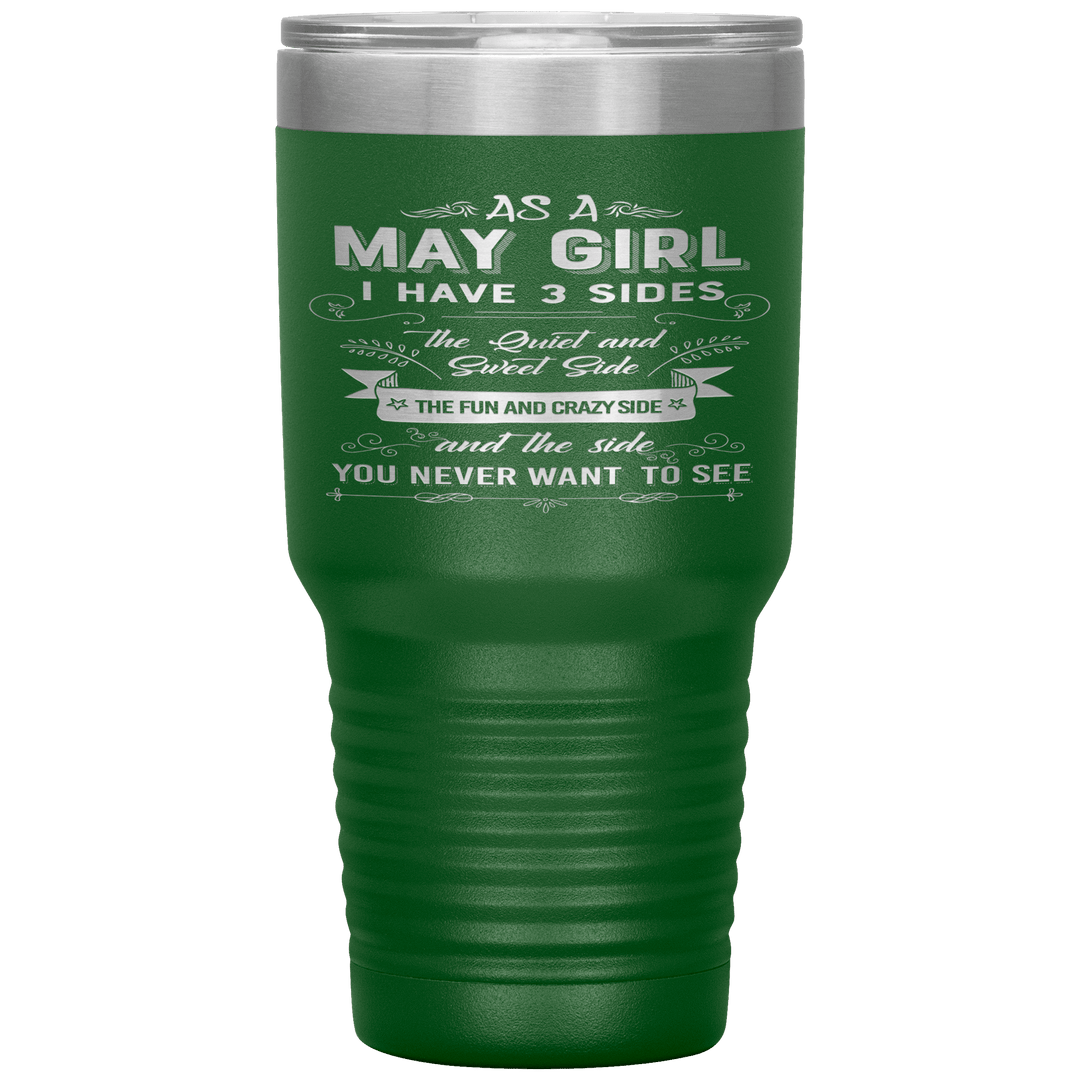 "May Girls 3 Sides "Tumbler.Buy For Family & Friends. Save Shipping. - LA Shirt Company
