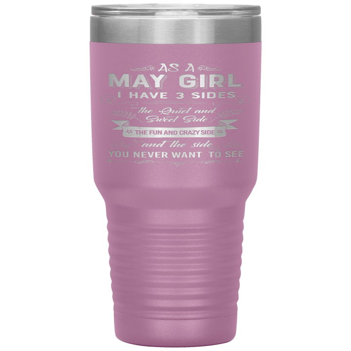 "May Girls 3 Sides "Tumbler.Buy For Family & Friends. Save Shipping. - LA Shirt Company